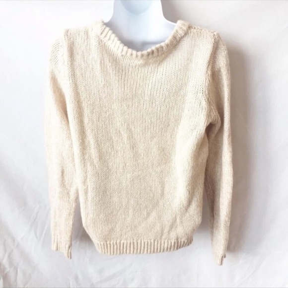 5/$25 St. John’s Bay Petite Chunky Knit Sweater - Picture 4 of 6